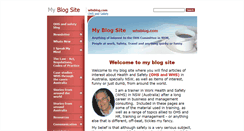 Desktop Screenshot of myblogsite.com.au